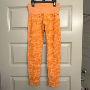 Orange camo nvgtn leggings